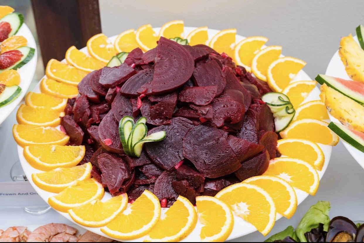 Beetroot and orange salad from Devilish Cuisines